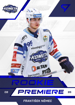Frantisek Nemec Kometa Brno Tipsport ELH 2022/23 SportZoo 2. serie Rookie Premiere /149 #RP-24